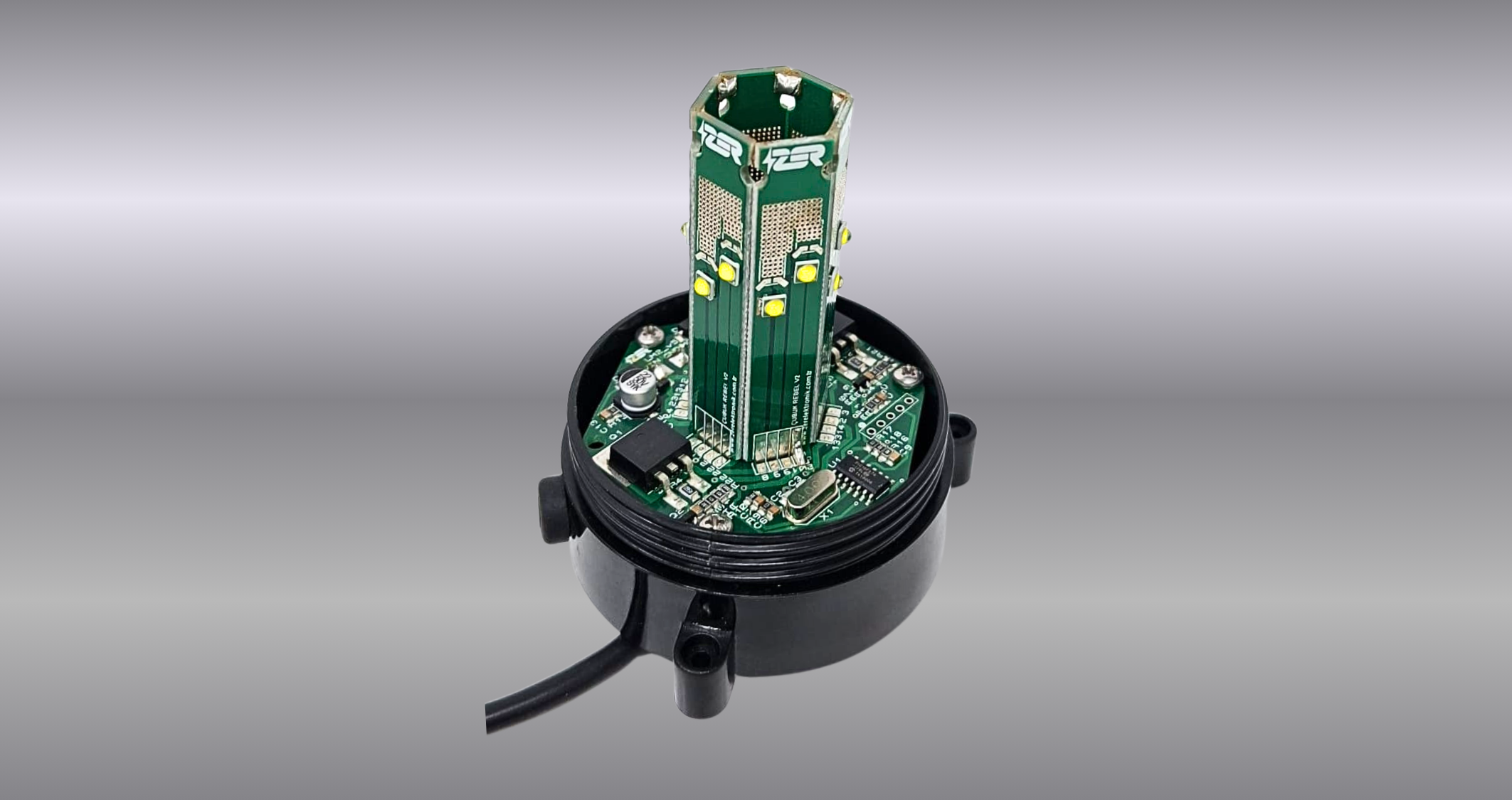 WCL 0411 İkaz Lambası Silindirik Küçük Boy Yandan Montaj galeri