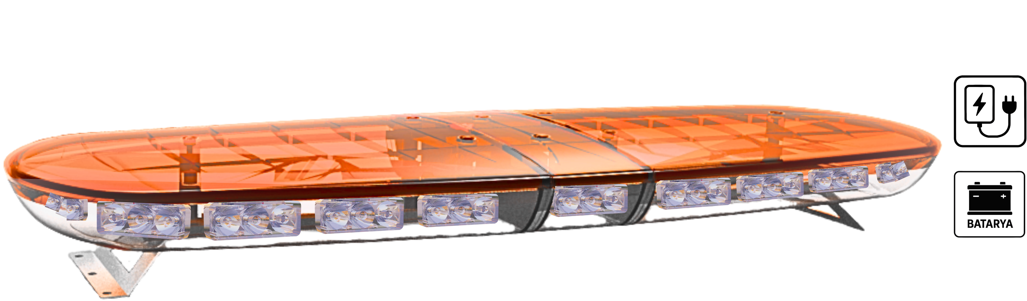 LLB / LBC 0801 Yeni Nesil Kendinden Bataryalı – Şarjlı Tepe Lambası