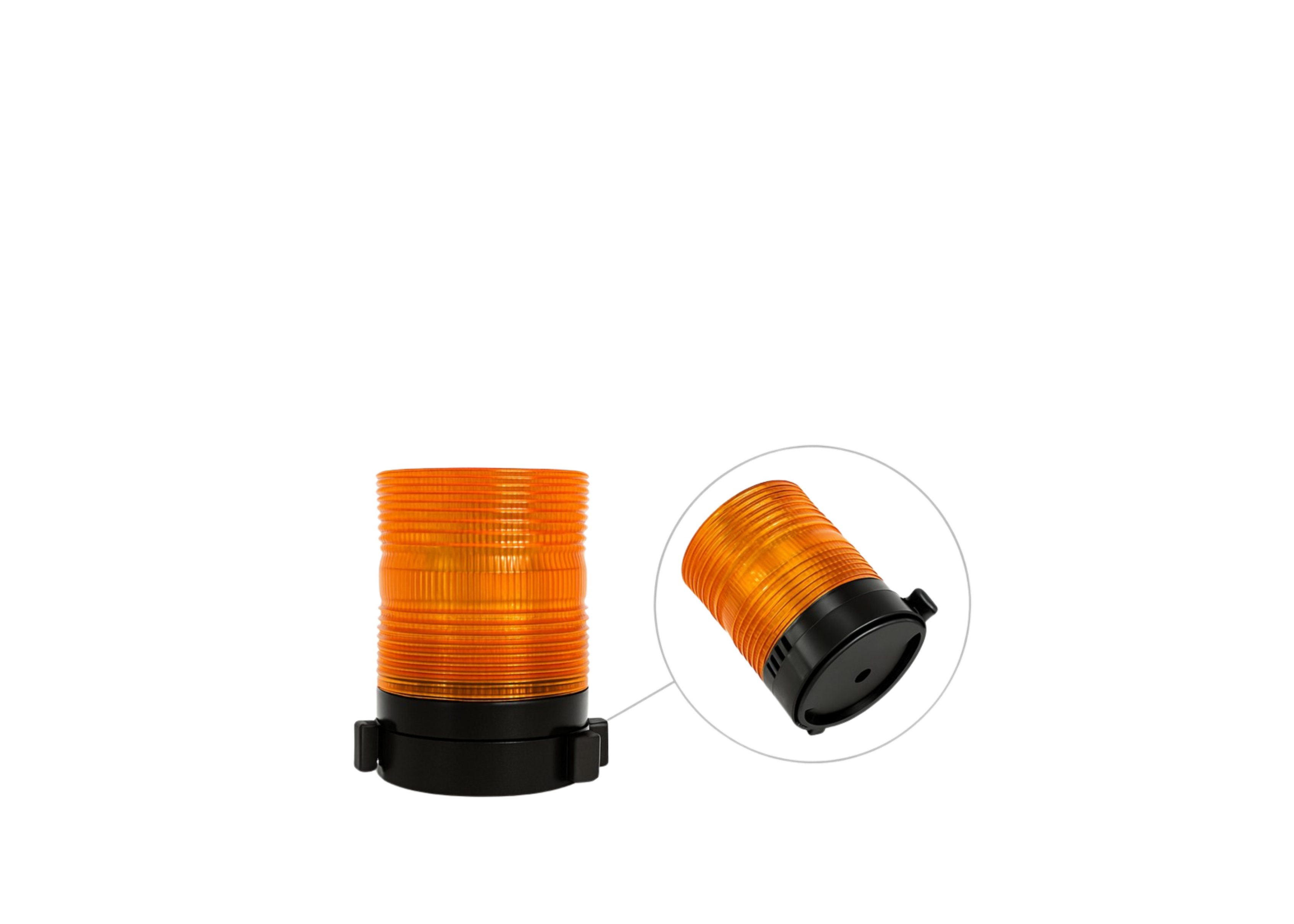 WCL 0411 İkaz Lambası Silindirik Küçük Boy Yandan Montaj